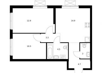 Продается 2-комнатная квартира, 51.7 м2, Владивосток