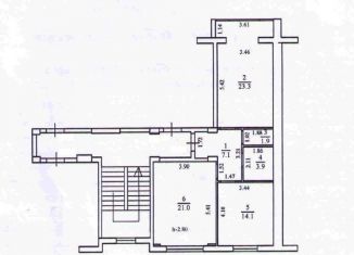 Продам двухкомнатную квартиру, 71.3 м2, Новороссийск, Кипарисовая улица, 10