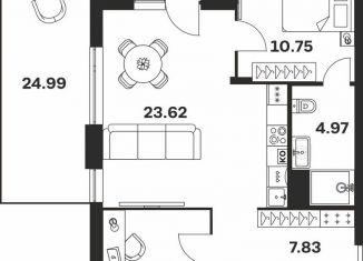 Продается 2-комнатная квартира, 90.3 м2, Тула, Центральный территориальный округ