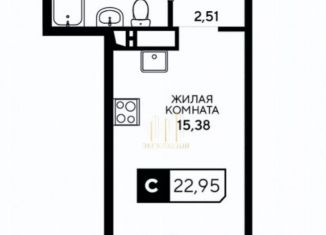 Продается квартира студия, 23 м2, Анапа, Анапское шоссе, 1