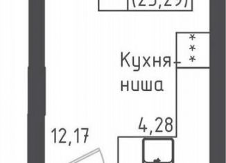 Продаю квартиру студию, 25.3 м2, Московская область, 2-й Восточный проезд