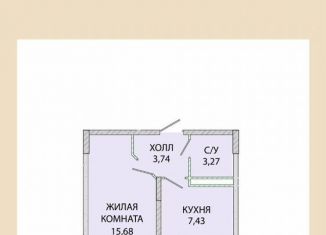 Продам однокомнатную квартиру, 33.4 м2, Ставропольский край, улица Ленина, 199/3Б