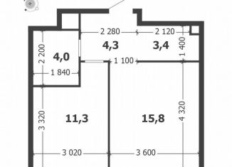 Продаю однокомнатную квартиру, 38.8 м2, Москва, 3-я очередь, к6, Даниловский район