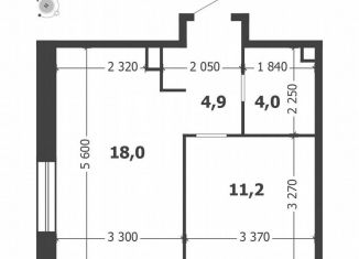 Продаю 1-комнатную квартиру, 38.1 м2, Москва, 3-я очередь, к6, Даниловский район