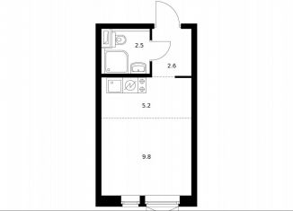 Продается квартира студия, 20.2 м2, Москва, район Очаково-Матвеевское