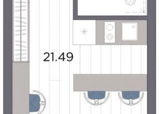 Продажа квартиры студии, 24.2 м2, Санкт-Петербург, Красногвардейский район, Магнитогорская улица, 51литЗ