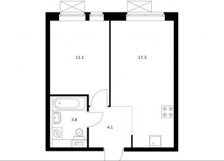 Продаю 1-комнатную квартиру, 35.9 м2, Москва, район Очаково-Матвеевское