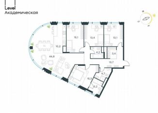 Продаю 5-ком. квартиру, 143.1 м2, Москва, Профсоюзная улица, 2/22, метро Профсоюзная