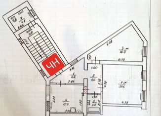 2-комнатная квартира на продажу, 69.4 м2, Черняховск, Пионерская улица, 33