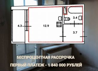 Продам квартиру студию, 20 м2, Санкт-Петербург, бульвар Головнина, 4, Василеостровский район