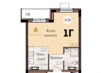 Продается 1-комнатная квартира, 31.5 м2, Тольятти