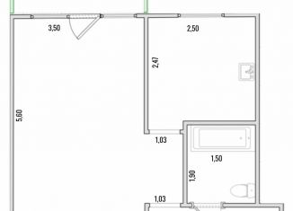 Продается 1-ком. квартира, 32.3 м2, Красноярский край, Семафорная улица, 241