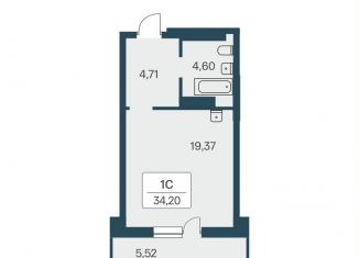 Продаю квартиру студию, 35 м2, Новосибирск, улица Зорге, 229/3