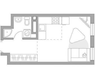 Продается квартира студия, 27.2 м2, Москва, Каширское шоссе, 1, метро Нагорная