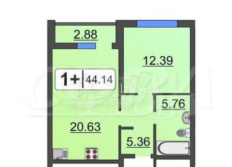 Продаю 1-комнатную квартиру, 45 м2, Тюмень, улица Ю.-Р.Г. Эрвье, 32к1, Центральный округ