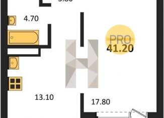 Продается 1-ком. квартира, 41.2 м2, Новосибирск, метро Маршала Покрышкина, улица Николая Островского, 195/6