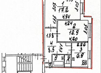 Двухкомнатная квартира на продажу, 50 м2, Санкт-Петербург, улица Чудновского, 2/11