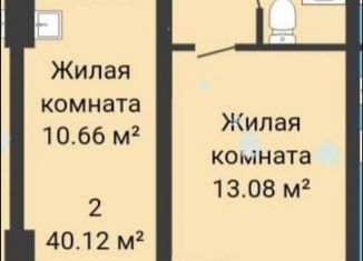 Продажа 1-комнатной квартиры, 40.3 м2, Ростов-на-Дону, Привокзальная улица, 3/1