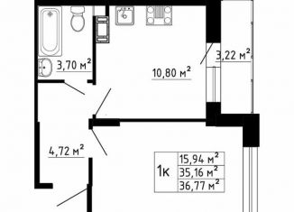 Продается 1-ком. квартира, 35.2 м2, Ленинградская область, Рождественская улица, 2