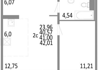 Продаю 2-ком. квартиру, 41 м2, Челябинская область