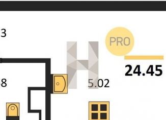 Продажа квартиры студии, 24.4 м2, Новосибирск, Ленинградская улица, 342