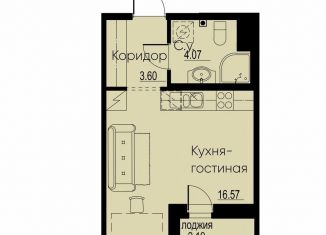 Продажа квартиры студии, 25.3 м2, Мурино, Романовская улица, 2