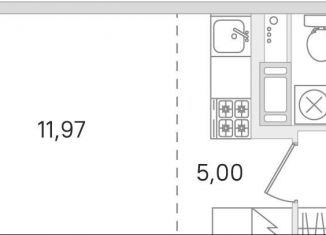 Продается квартира студия, 25.9 м2, Ленинградская область