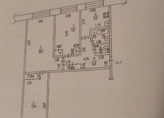 Продаю 3-ком. квартиру, 58.7 м2, Алтайский край, Деповская улица, 13