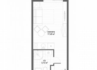 Продаю квартиру студию, 21.2 м2, Москва, район Тропарёво-Никулино