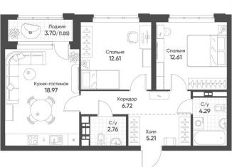 Продается 2-комнатная квартира, 65 м2, Свердловская область