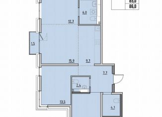 Продаю 4-комнатную квартиру, 86 м2, рабочий поселок Маркова, квартал Стрижи, 16