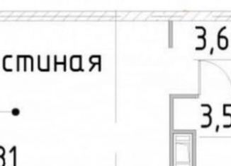 Продажа квартиры студии, 23 м2, Санкт-Петербург, Невский район, проспект Большевиков, уч3