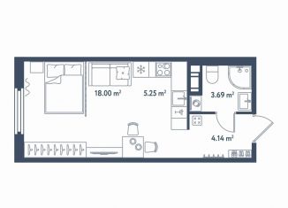 Продаю квартиру студию, 31.1 м2, Санкт-Петербург, метро Фрунзенская