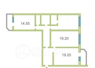 Продам 3-ком. квартиру, 92 м2, Тюмень, улица Валентины Трофимовой, 11, Восточный округ