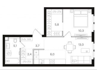 Продажа 1-ком. квартиры, 46.3 м2, Москва, Открытое шоссе, вл9