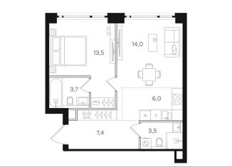 Продается 1-ком. квартира, 48.1 м2, Москва