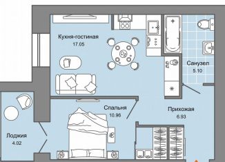 Продам двухкомнатную квартиру, 42 м2, Ульяновская область, проспект Авиастроителей, 22