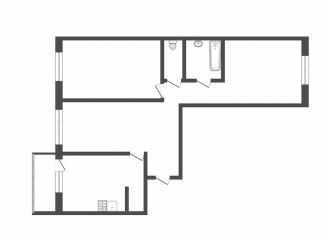 Продается трехкомнатная квартира, 86.7 м2, деревня Патрушева, улица Александра Пушкина, 3