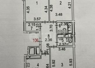 3-ком. квартира на продажу, 87 м2, Москва, Русаковская улица, 2, метро Красносельская