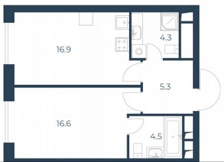 Продается 1-ком. квартира, 47.6 м2, Москва, Щукинская улица, 3, район Щукино