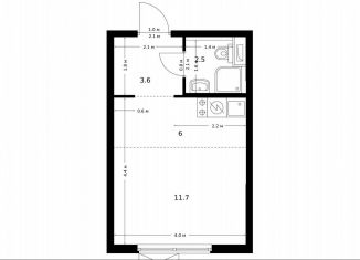 Продается квартира студия, 23.8 м2, Москва, САО, жилой комплекс Большая Академическая 85, к3.6