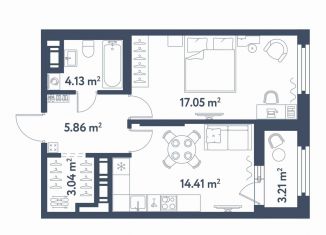 Продажа 1-ком. квартиры, 46.1 м2, Санкт-Петербург, муниципальный округ Московская Застава