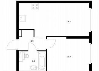 Продажа 1-комнатной квартиры, 39.2 м2, Москва, метро Фили, жилой комплекс Барклая 6, к6