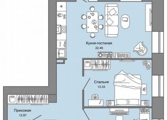 Продам трехкомнатную квартиру, 69 м2, Ульяновск, проспект Авиастроителей, 22