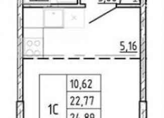 Продажа квартиры студии, 27 м2, городской посёлок Новоселье