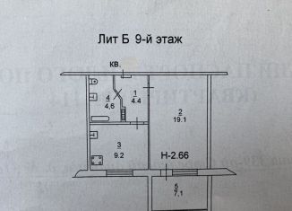 Продаю 1-ком. квартиру, 37.3 м2, Ростов-на-Дону, улица 339-й Стрелковой Дивизии, 31А