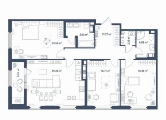 Продажа 3-ком. квартиры, 119 м2, Санкт-Петербург, муниципальный округ Московская Застава