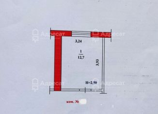 Продаю комнату, 12.7 м2, Волгоград, улица Рокоссовского, 60